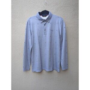 Daks Golf Shirt Men Lg Logo Long Boats Sleeve Rugby Tennis Polo Nautical